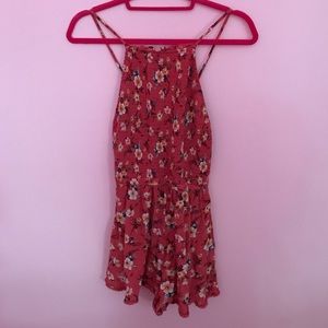 American Eagle Tropical Summer Romper Size Small